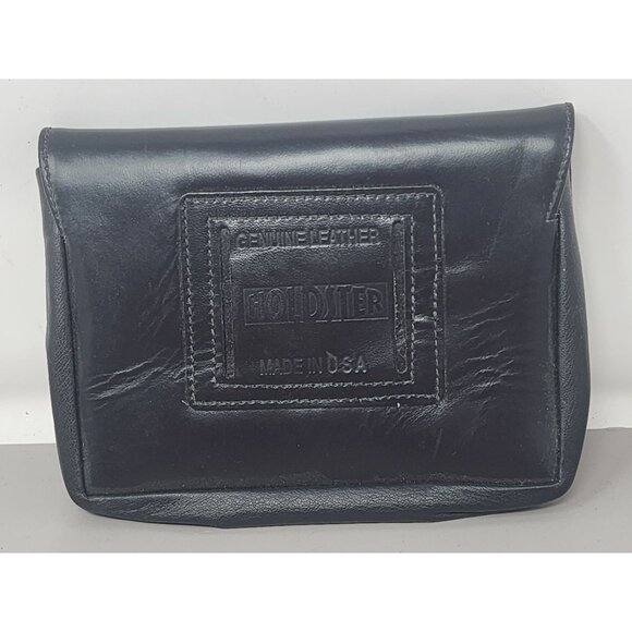Genuine Leather Holdster Belt Wallet With Multiple Compartments‎ - Picture 1 of 8